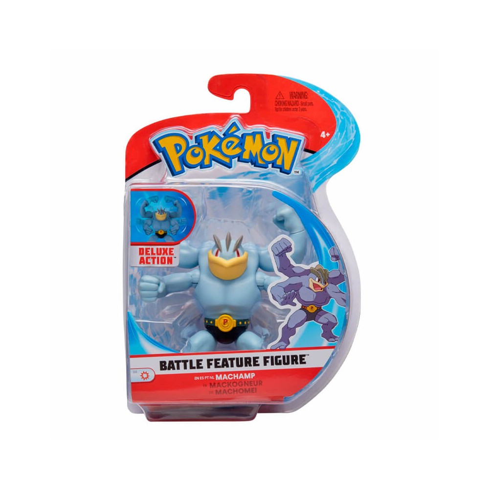 Figurina Articulata Pokemon Battle Feature 11 cm Wave 10 - Machamp