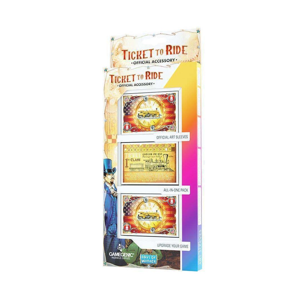 Sleeve-uri Gamegenic - Ticket to Ride Art Sleeves (152 Bucati)