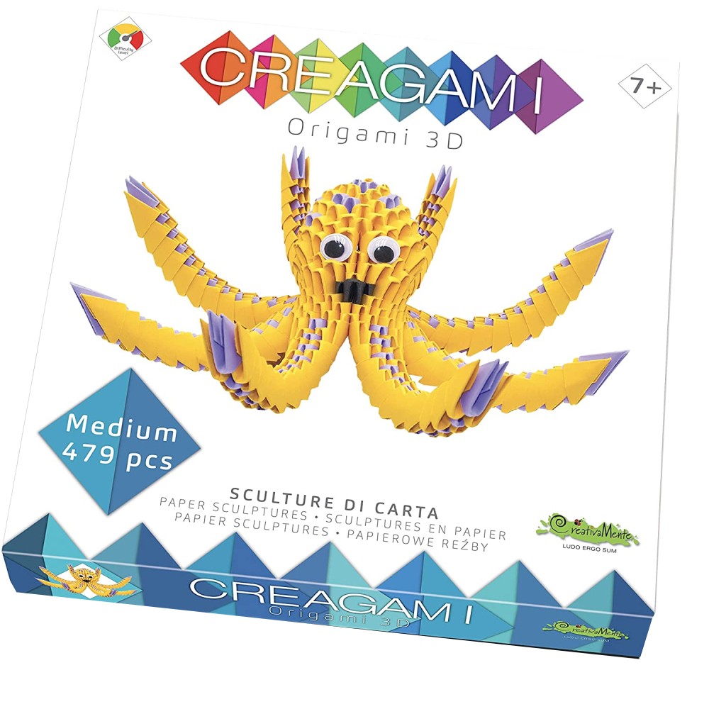 Origami 3D Creagami - Caracatita 479 piese