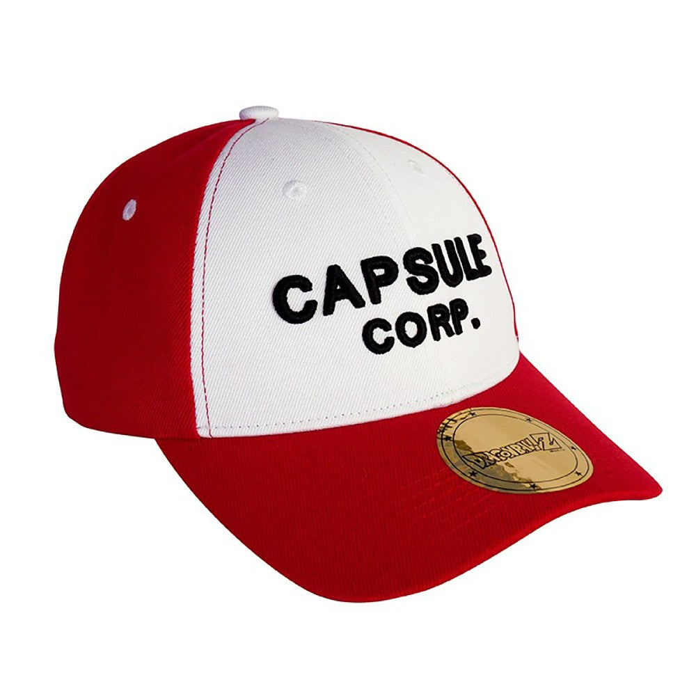 Sapca Dragon Ball - Red & White - Capsule Corp