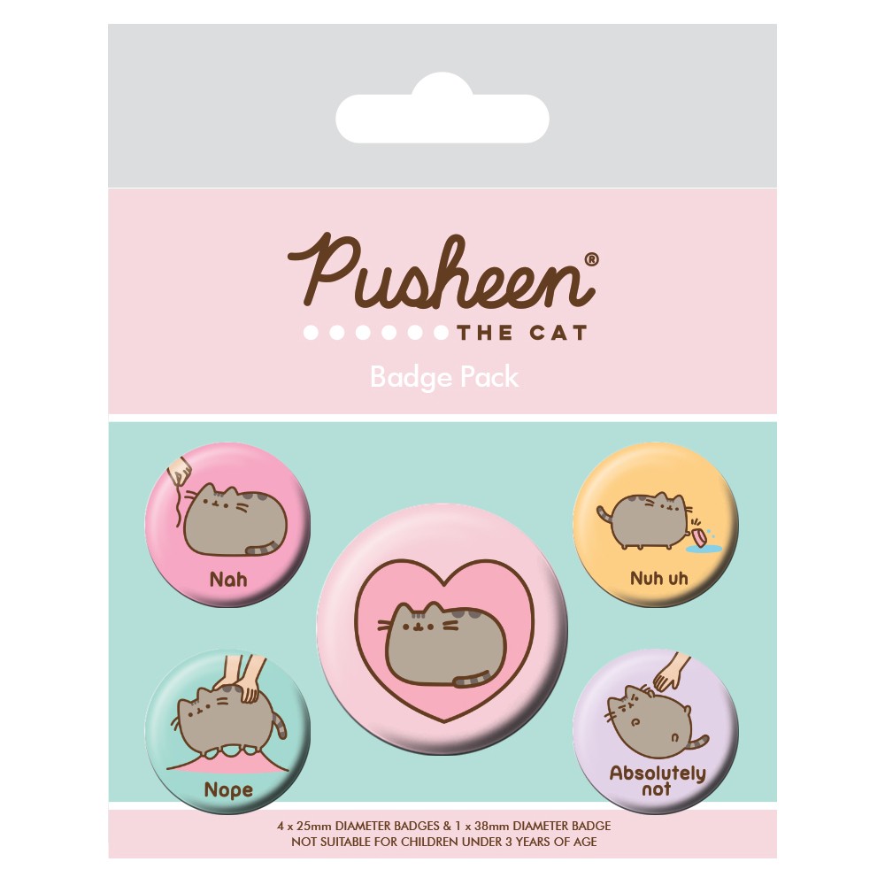 Set 5 Insigne Pusheen