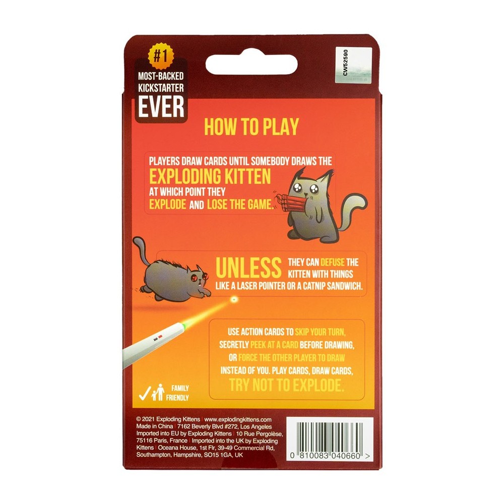 Exploding Kittens 2 Player Edition