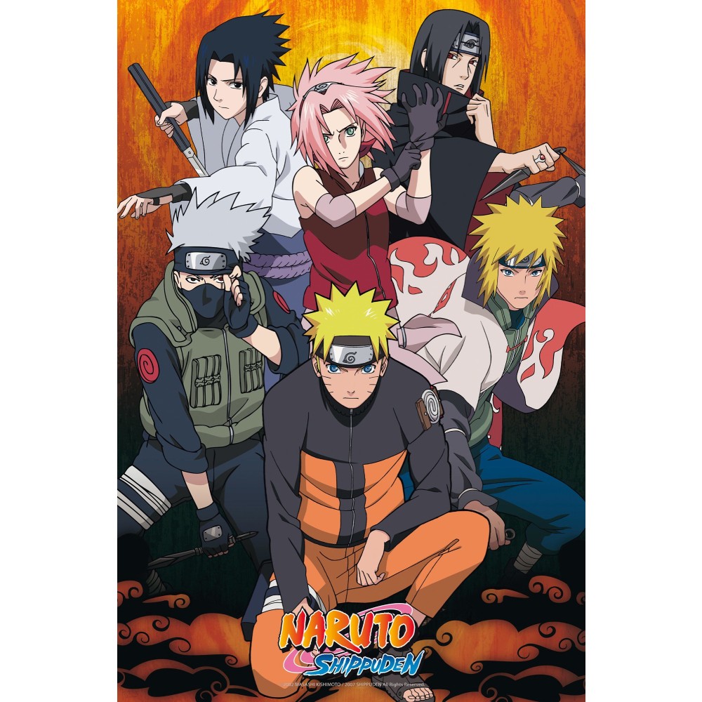 Poster Naruto Shippuden - Group (91.5 X 61)