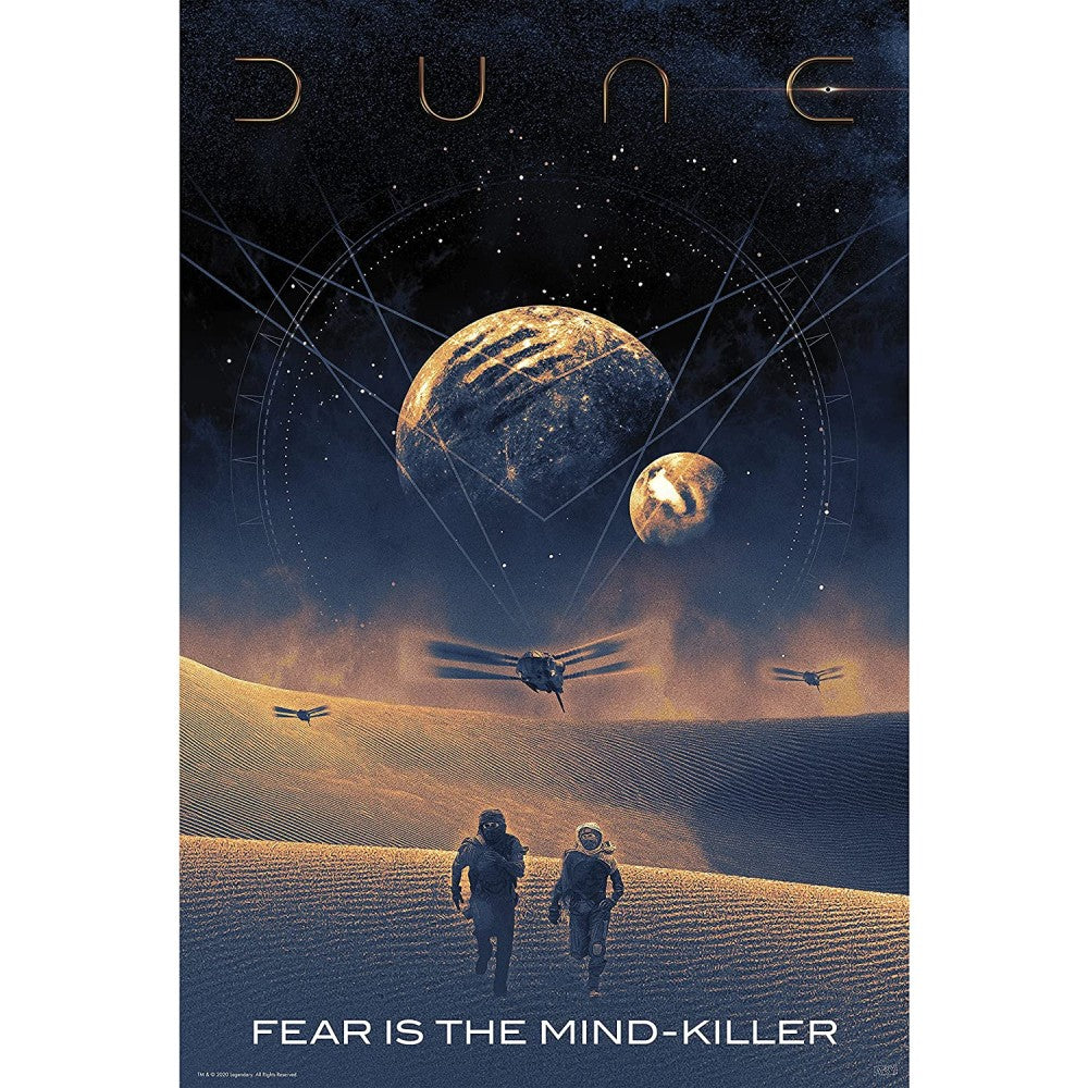 Poster Dune - Fear Is The Mind-Killer (91.5x61)