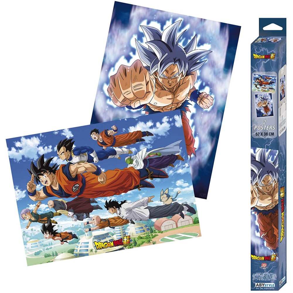 Set 2 Postere Chibi Dragon Ball Super - Goku & Friends (52x38)