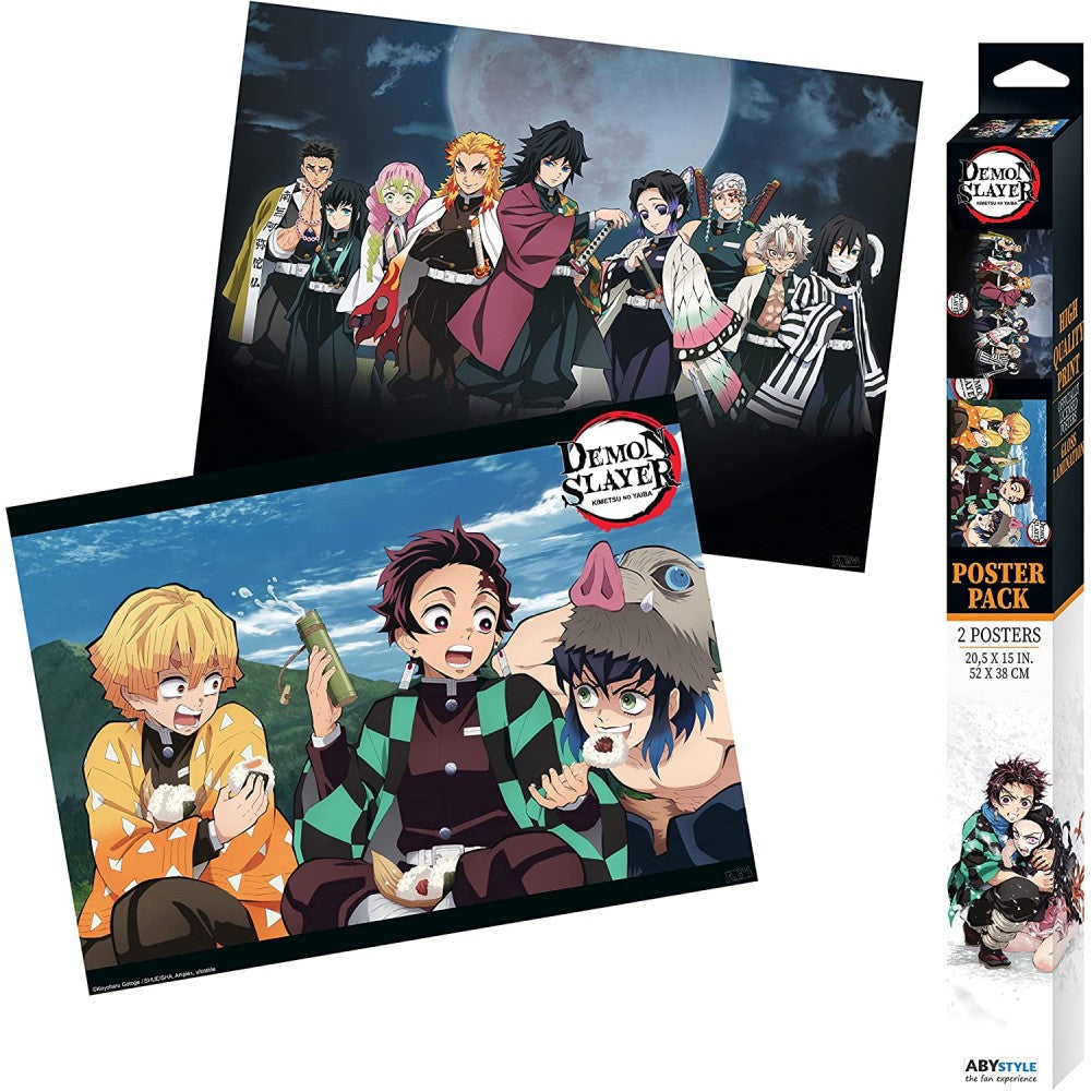 Set 2 Postere Chibi Demon Slayer - Series 2 (52x38)