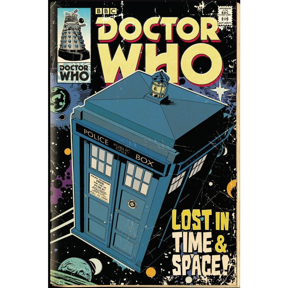 Poster Doctor Who - Tardis Comic (91.5x61)