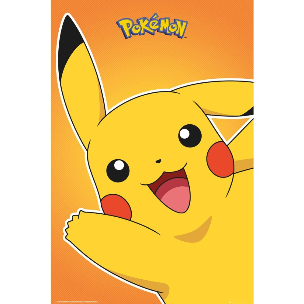 Poster Pokemon - Pikachu (91.5x61)