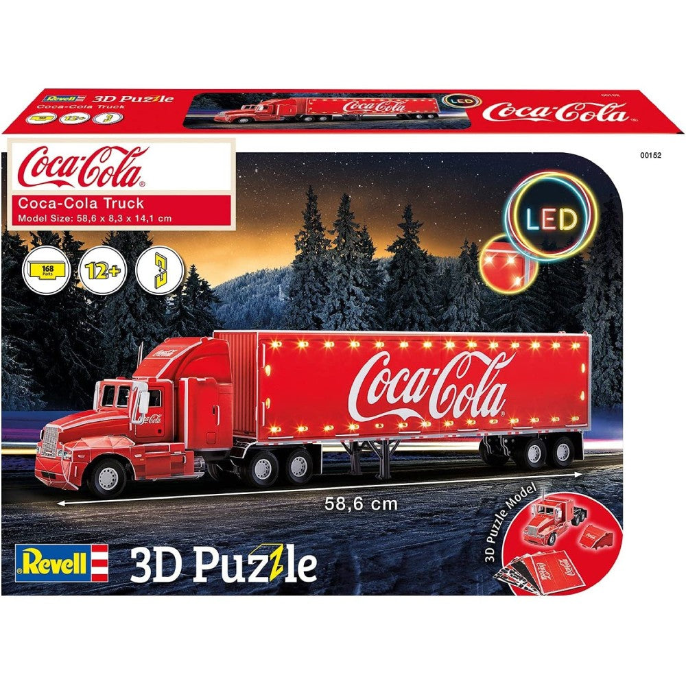 Puzzle 3D Coca-Cola Truck - LED Edition
