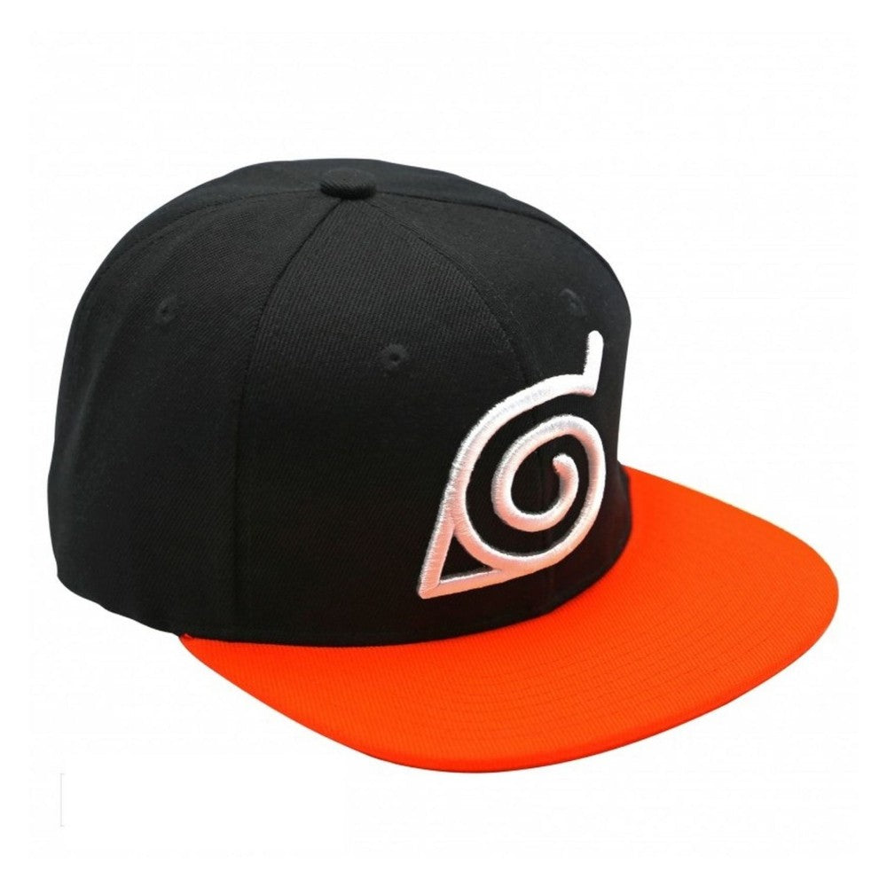 Sapca Naruto Shippuden - Black & Orange - Konoha