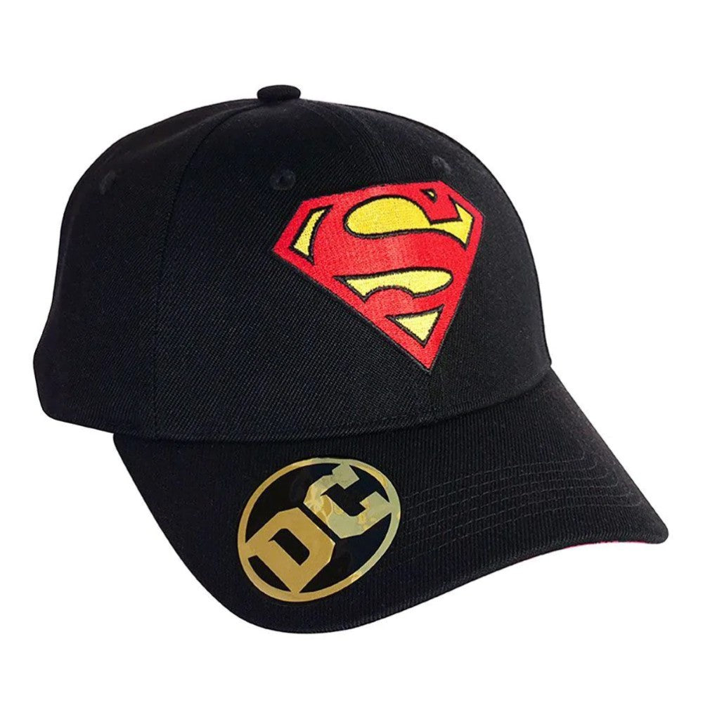 Sapca DC Comics - Black Superman Logo