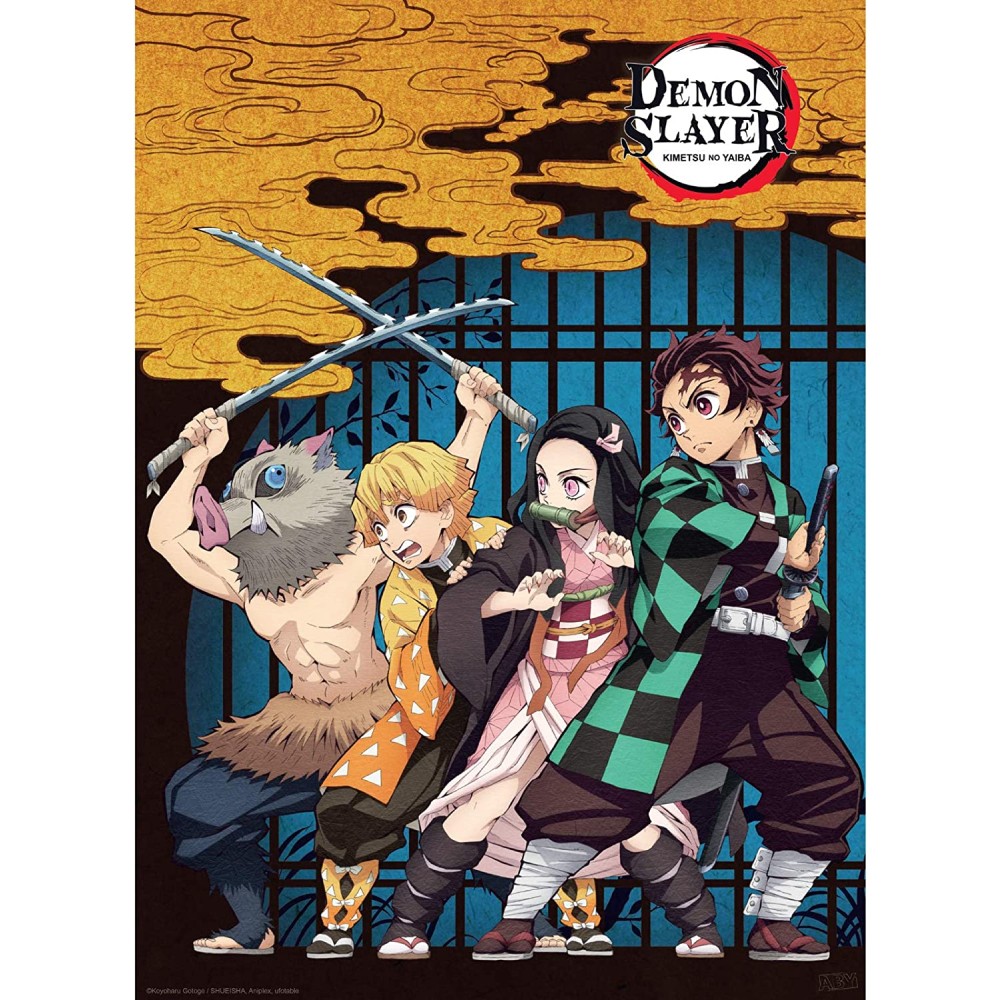 Poster Demon Slayer - Group (52x38)