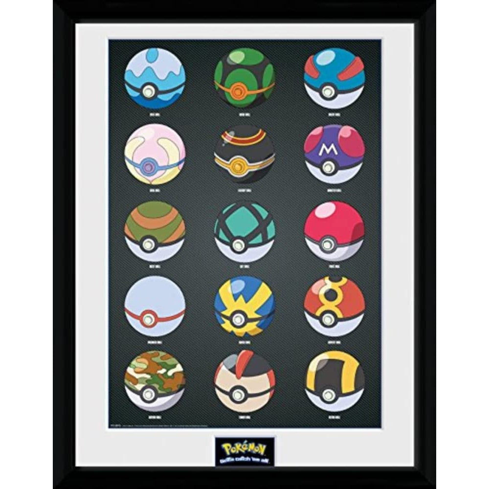 Poster cu Rama Pokemon - Pokeballs (30x40)