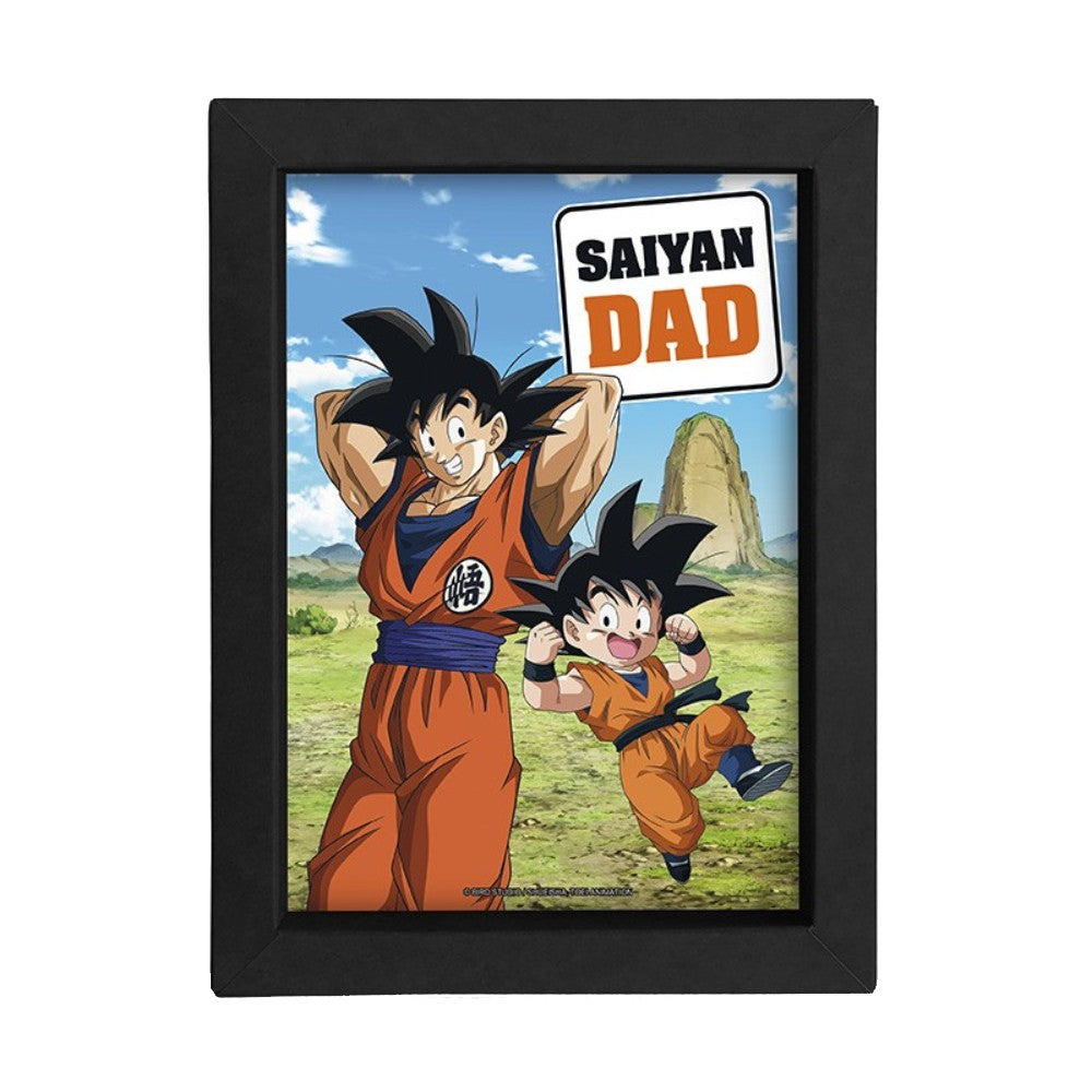 Rama Dragon Ball Super - Black Kraft 15x20 - Saiyan Dad