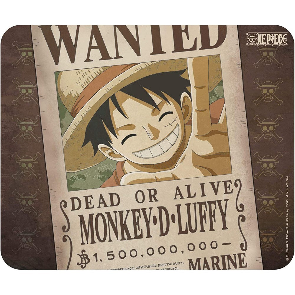 Mousepad Flexibil One Piece - Wanted Luffy