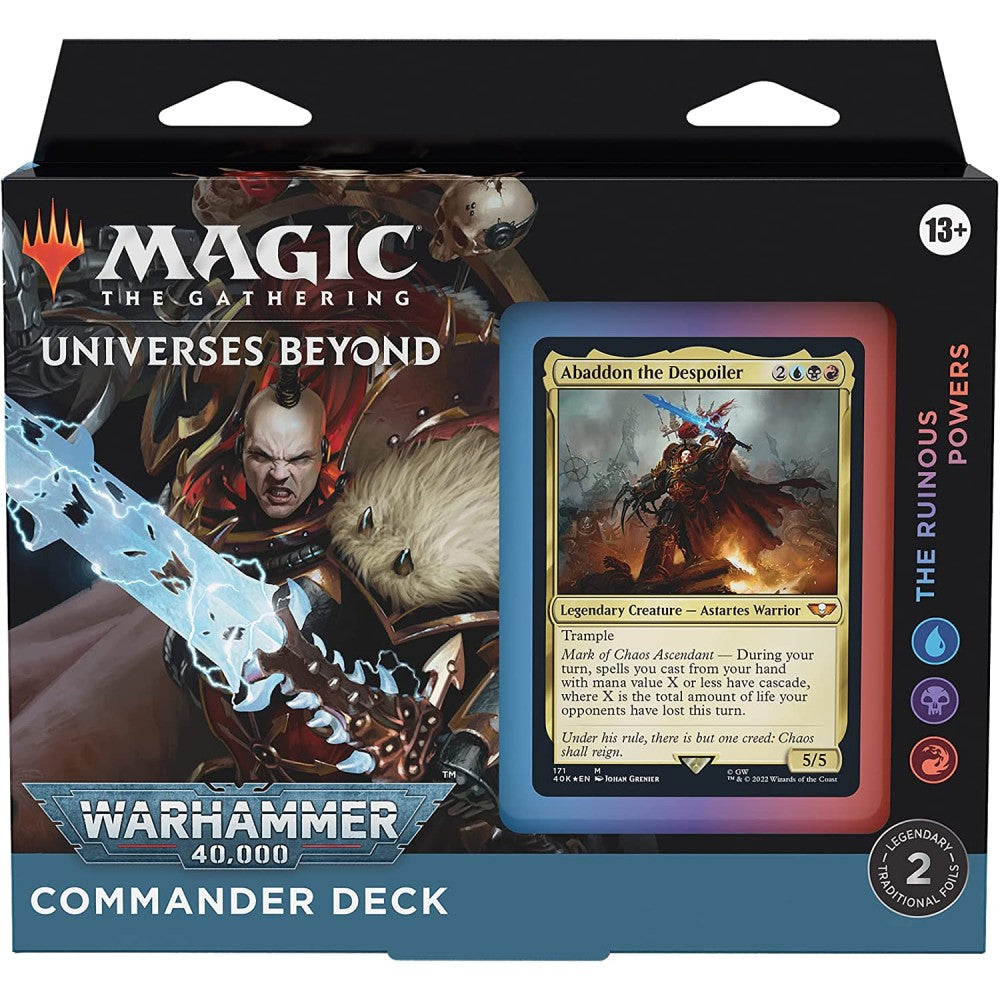 Magic The Gathering Universes Beyond Warhammer 40.000 Commander Deck - The Ruinous Powers