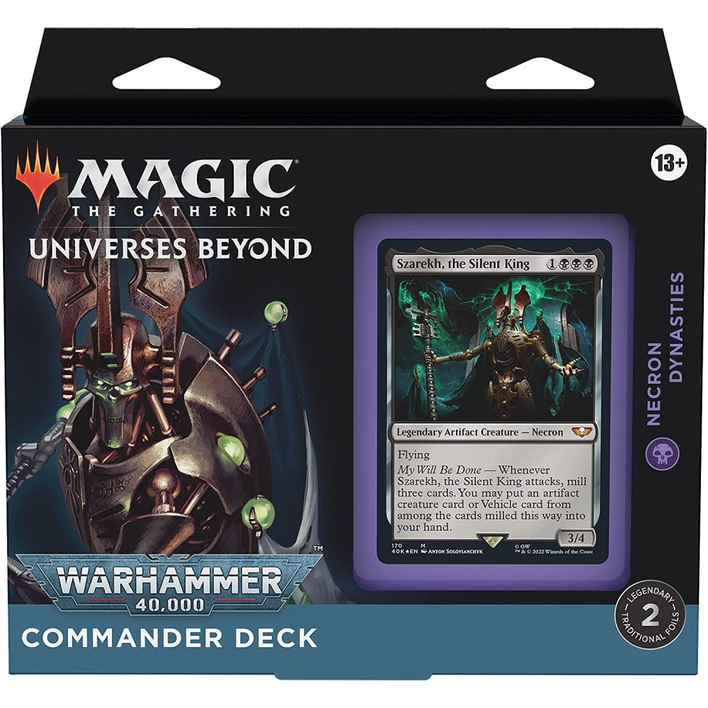 Magic The Gathering Universes Beyond Warhammer 40.000 Commander Deck - Necron Dynasties