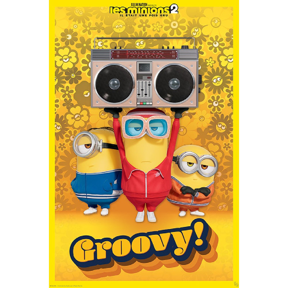 Poster Minions - Groovy! (91.5x61)