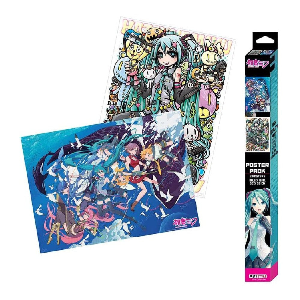 Set 2 Postere Hatsune Miku - Chibi - Series 2 (52x38)