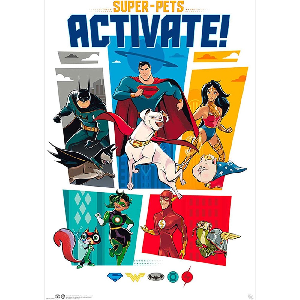 Poster DC Comics - League of Superpets Activate (91.5x61)