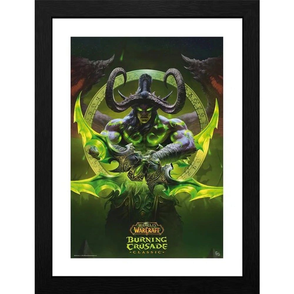 Poster cu Rama World of Warcraft - Illidan (30x40)