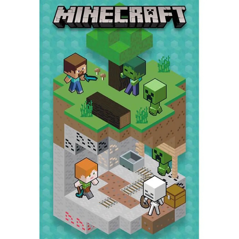 Poster Minecraft - Into the Mine (91.5x61)