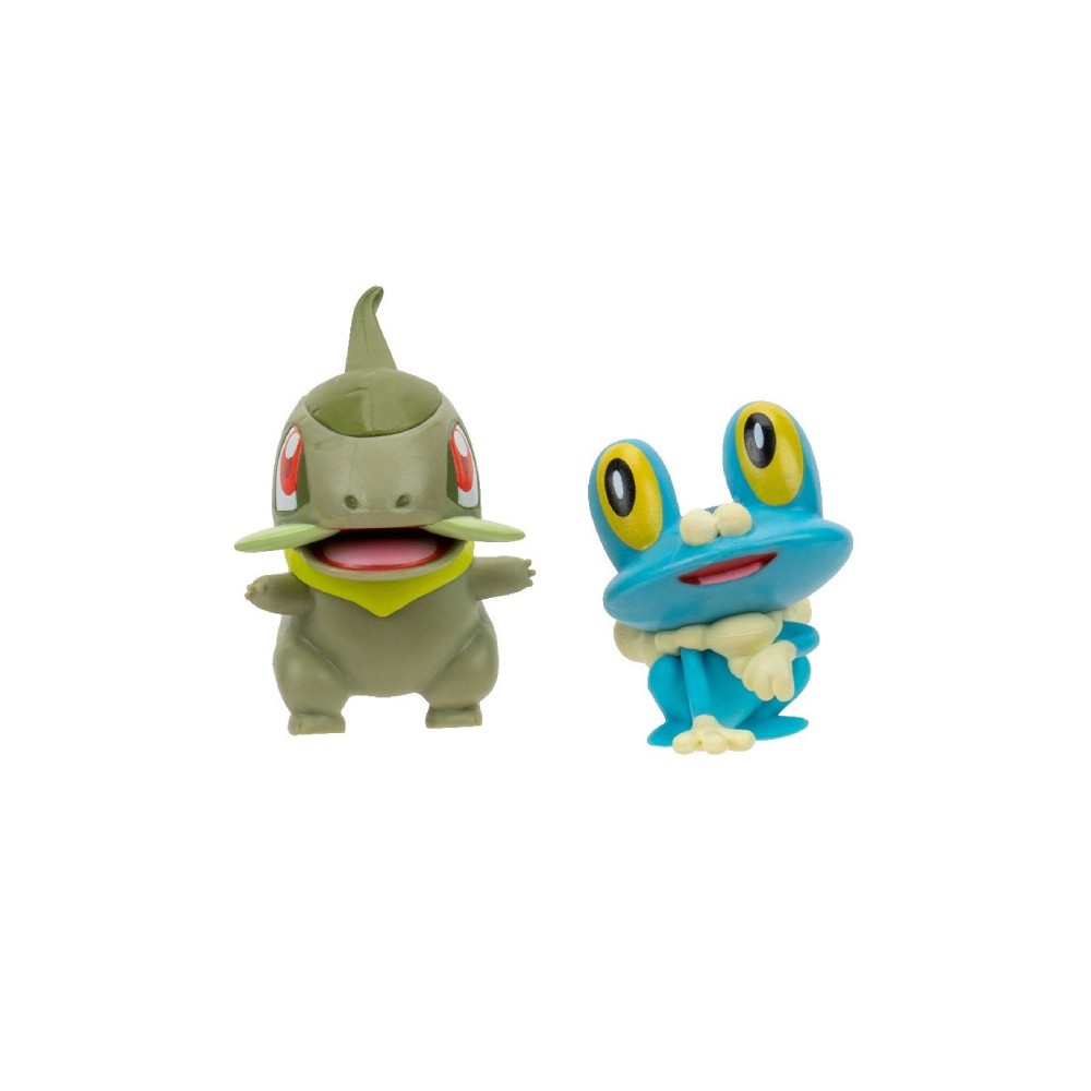 Set 2 Mini Figurine Pokemon - Axew si Froakie