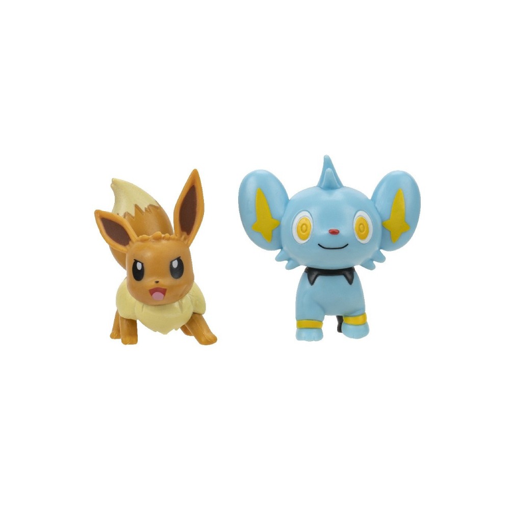 Set 2 Mini Figurine Pokemon - Shinx si Eevee