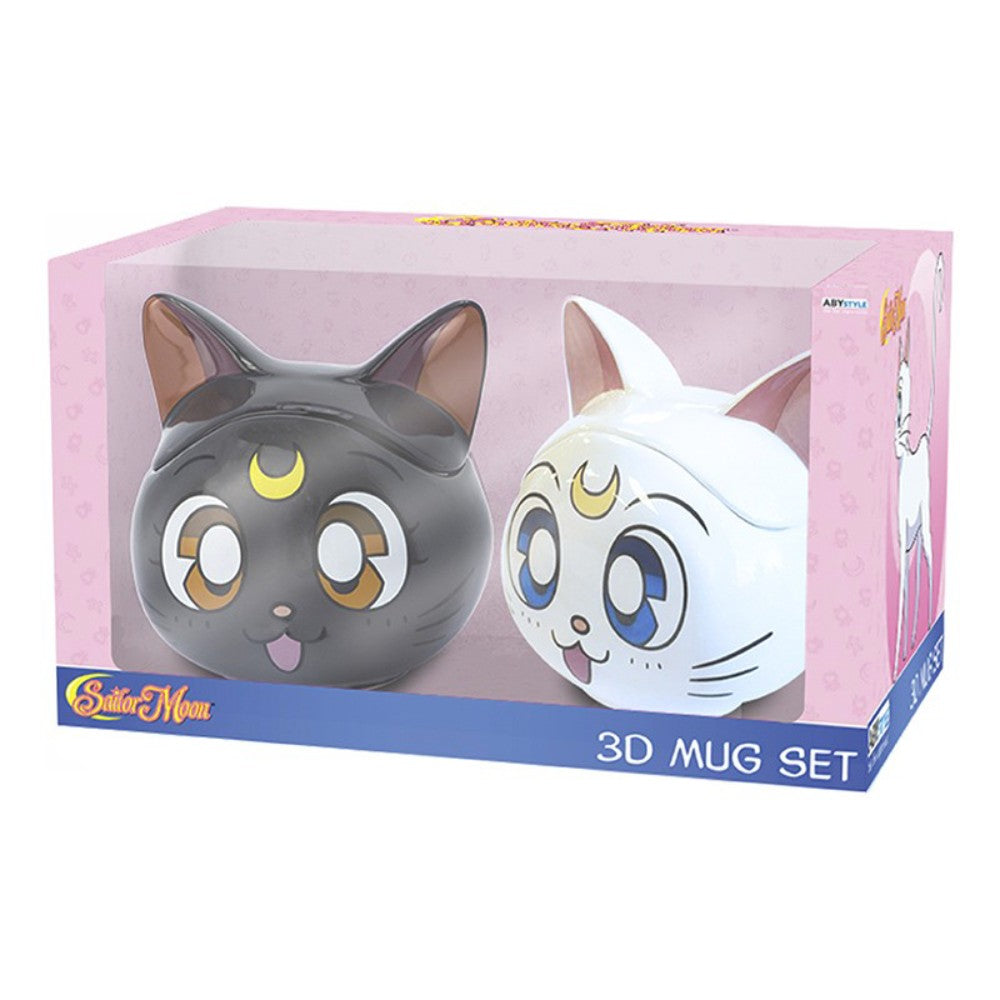 Set Cadou Cani 3D Sailor Moon - Luna & Artemis