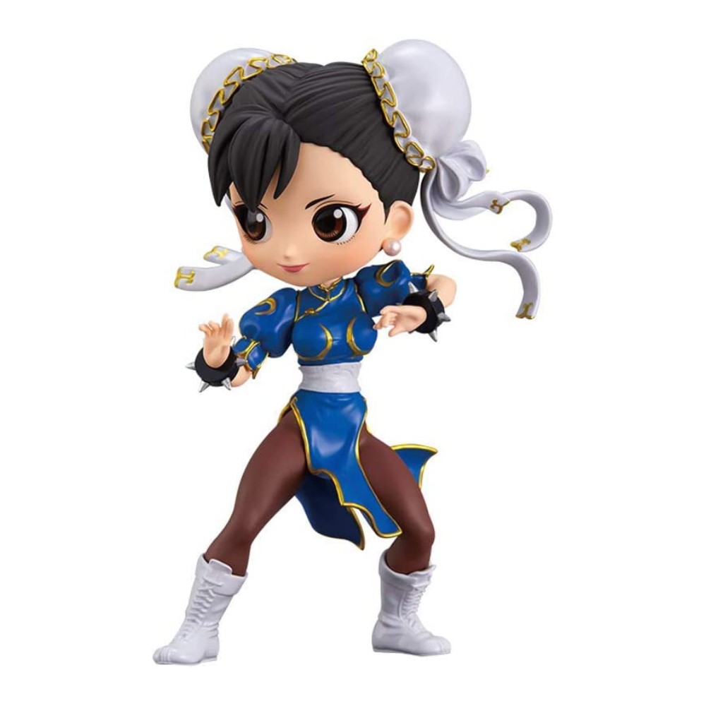 Figurina Street Fighter - Q Posket Chun-Li in Blue Outfit