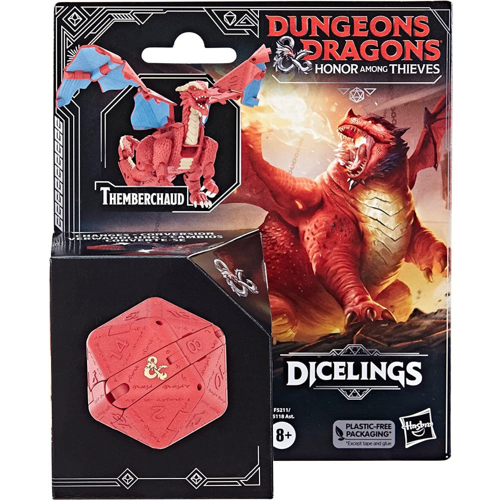 Figurina Articulata Dungeons & Dragons Honor Among Thieves D&D Dicelings Red Dragon