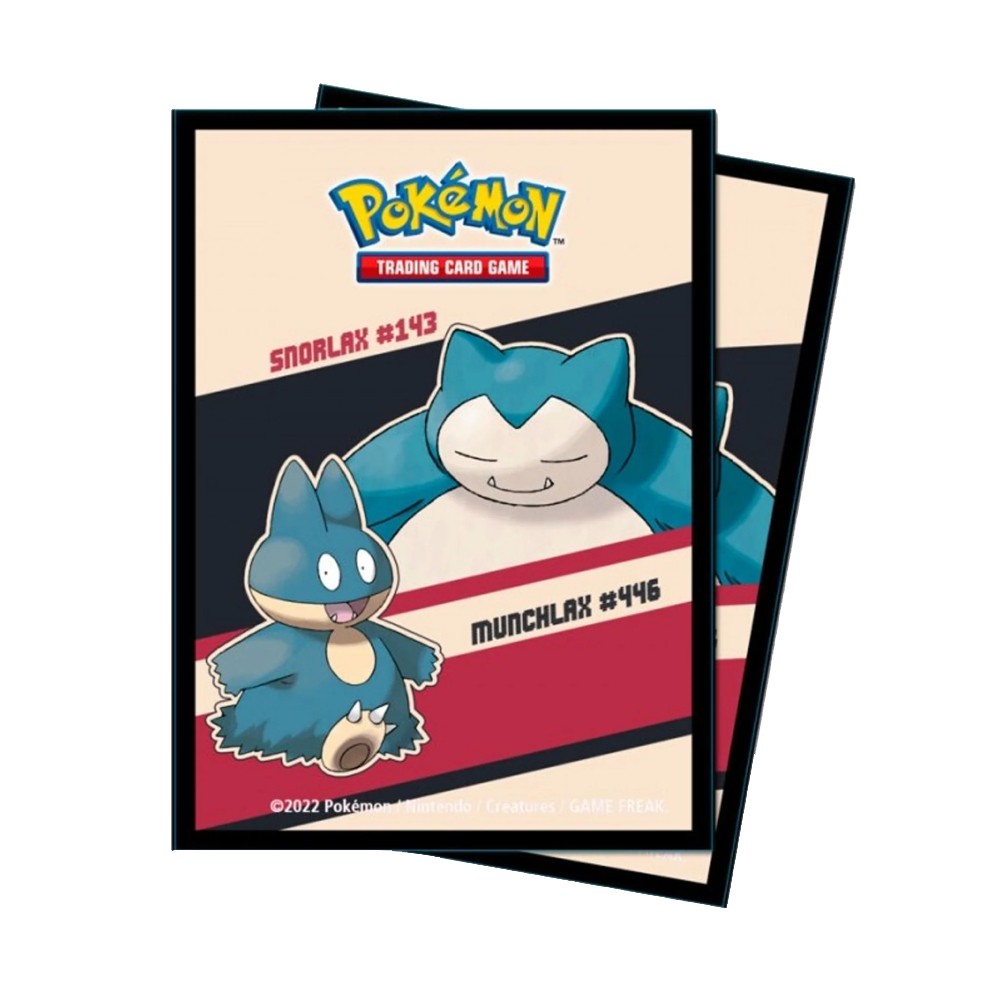 UP - Snorlax & Munchlax Deck Protectors for Pokemon (65 Sleeves)