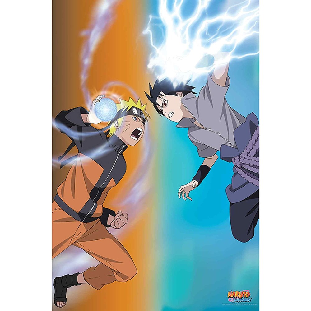 Poster Naruto Shippuden - Naruto vs Sasuke (91.5x61)