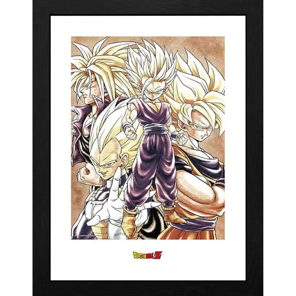 Poster cu Rama Dragon Ball - Super Saiyans (30x40)