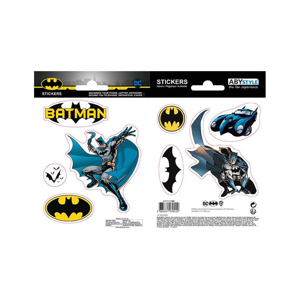 Stickere DC Comics - 16x11cm/ 2 sheets - Batman and Logo