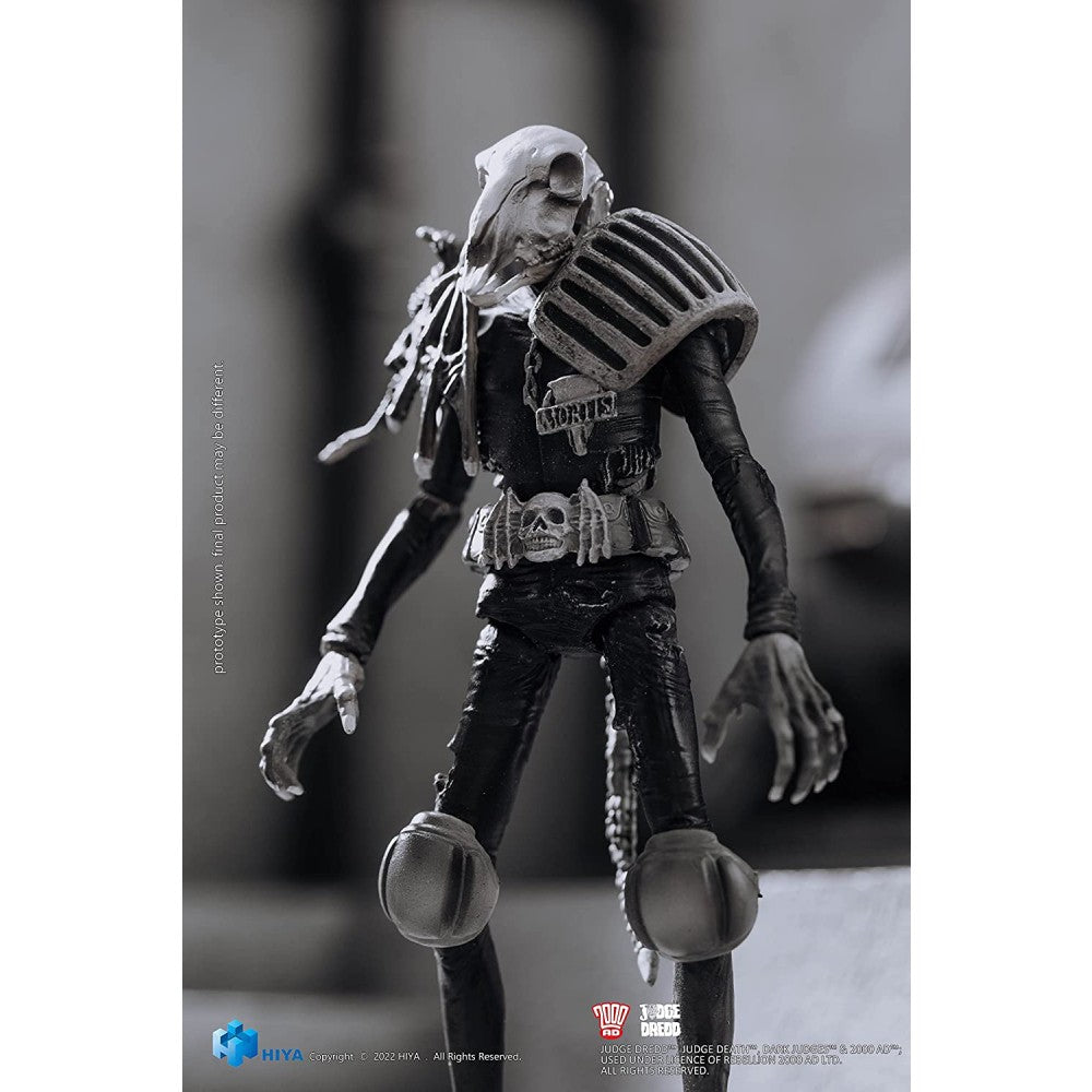 Figurina Articulata Judge Dredd Black and White Judge Mortis Px 1/18 Mini