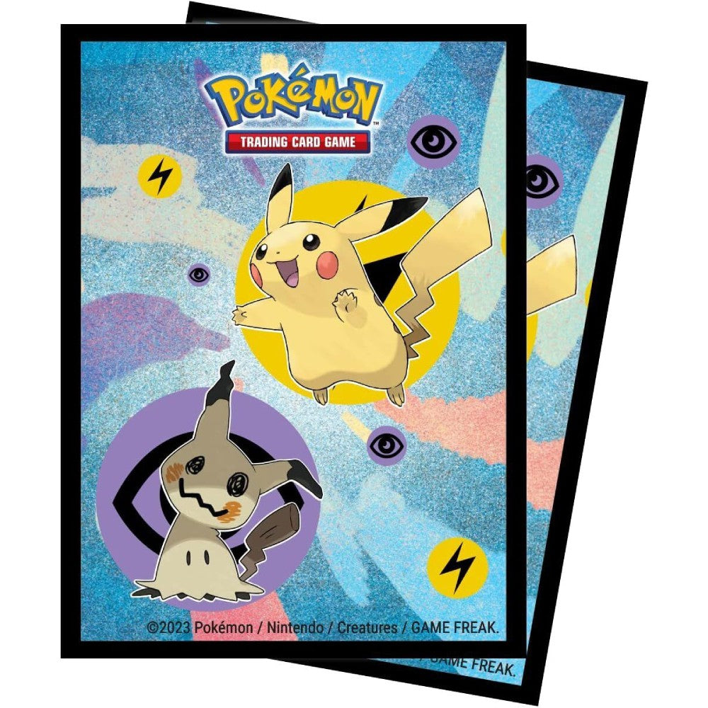 UP - Pikachu & Mimikyu Deck Protectors for Pokemon (65 Sleeves)