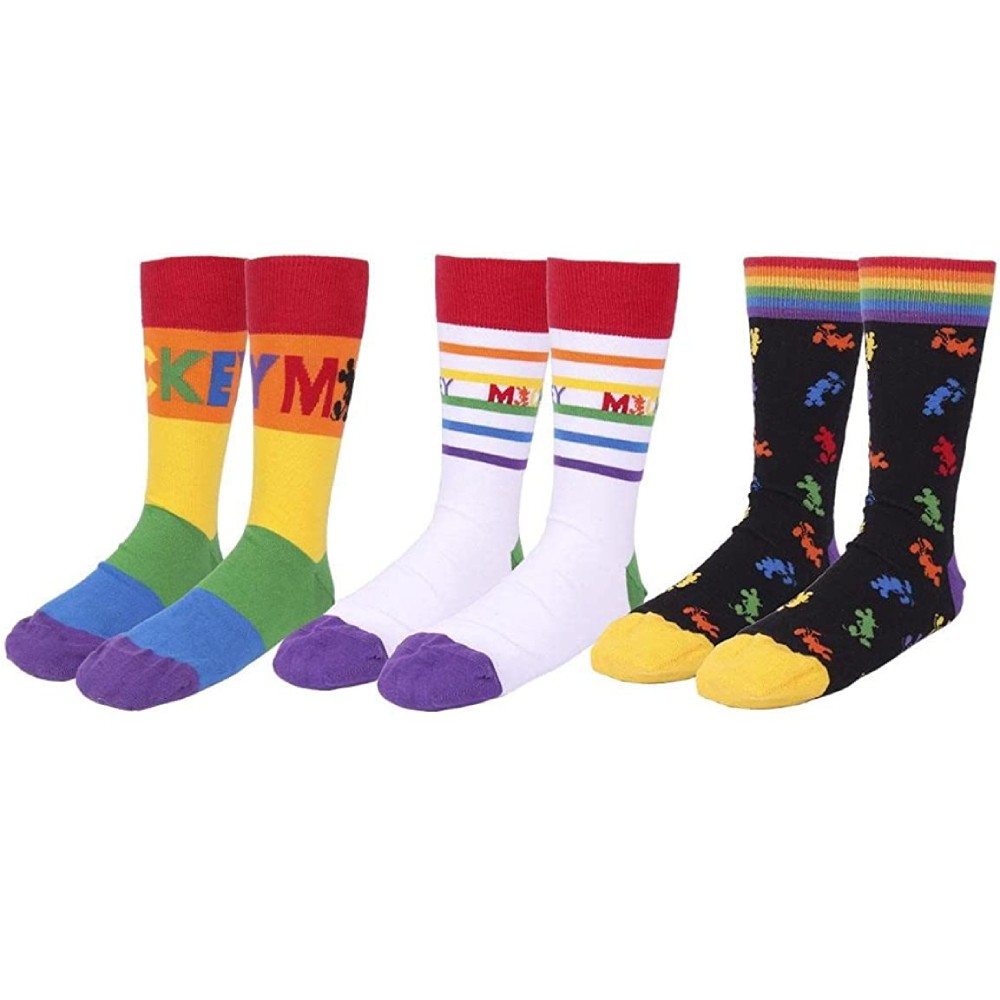 Set Sosete Disney 3-Pack Mickey Pride Collection 35-41