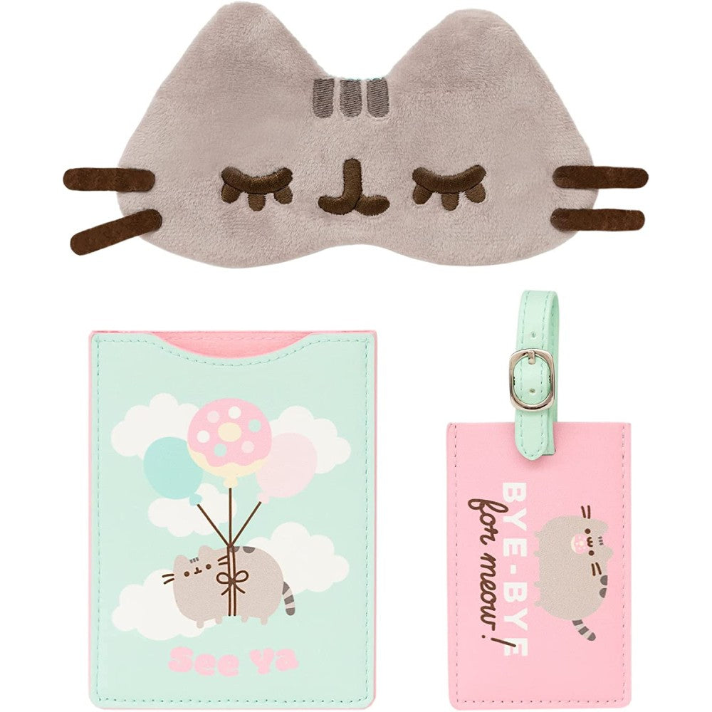 Set Pusheen Foodie Collection Passport Holder and Luggage Tag