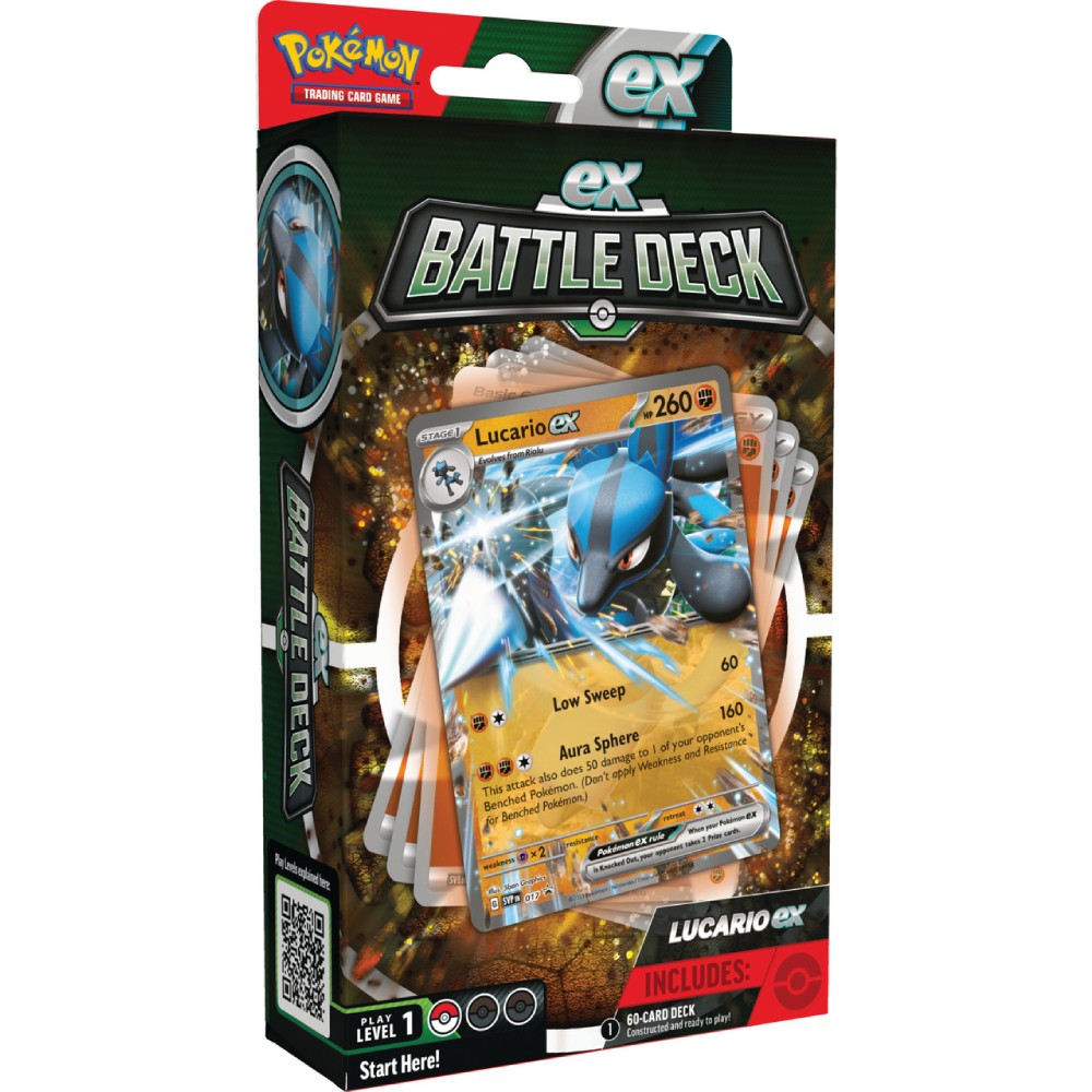 Pokemon Trading Card Game Lucario EX Battle Deck