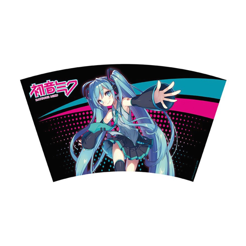 Pahar cu Pai Hatsune Miku - 470ml - Hatsune Miku