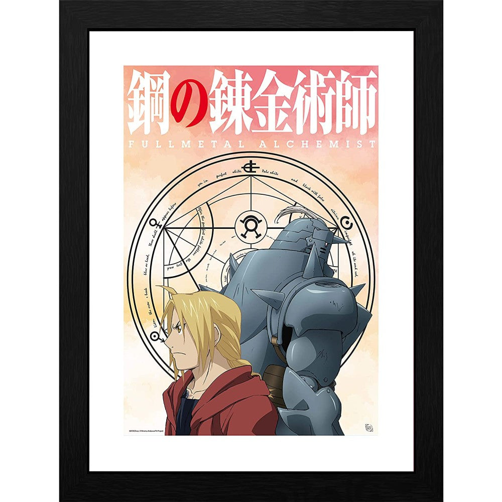 Poster cu Rama Fullmetal Alchemist - Elric Brothers (30x40)