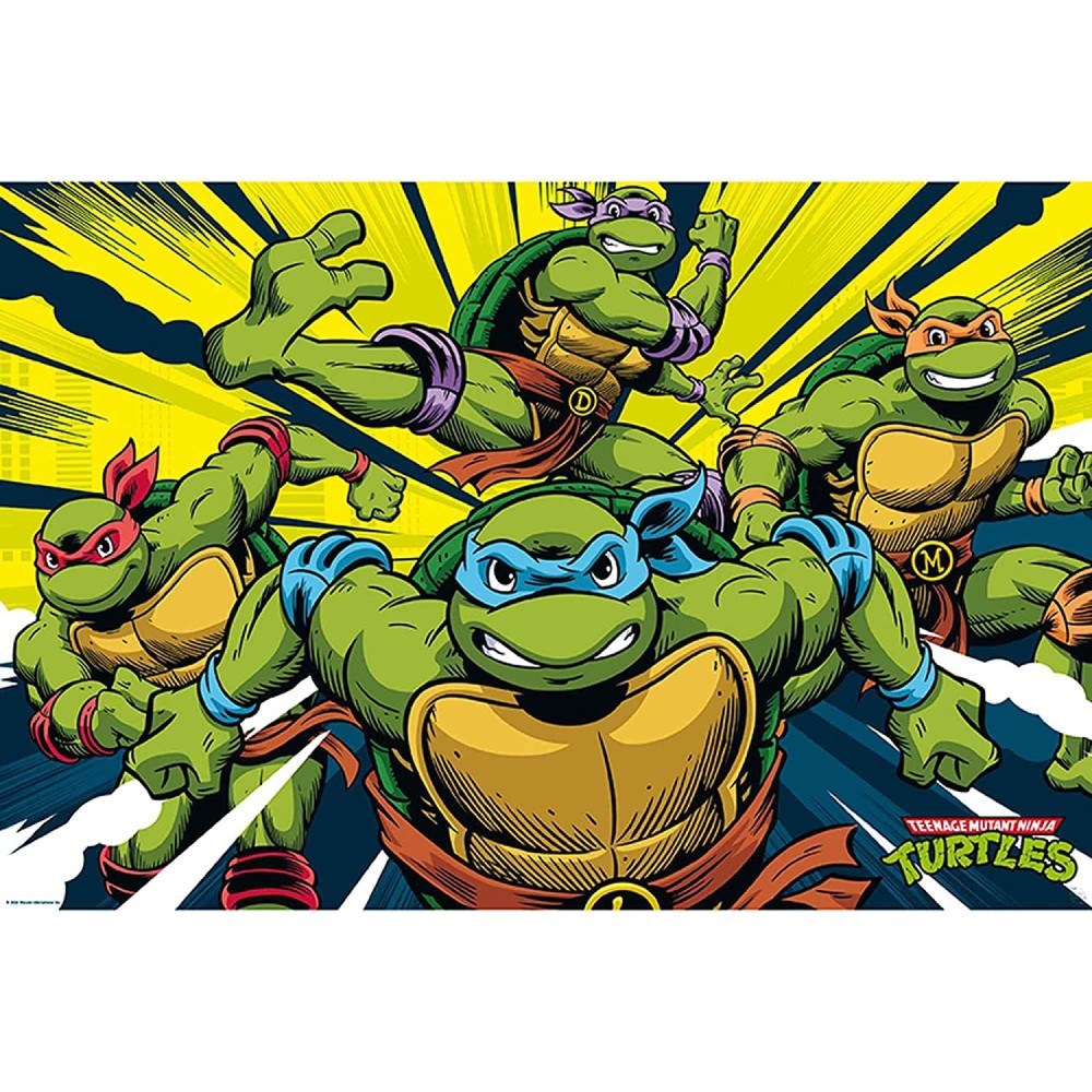 Poster TMNT - Turtles in Action (91.5x61)