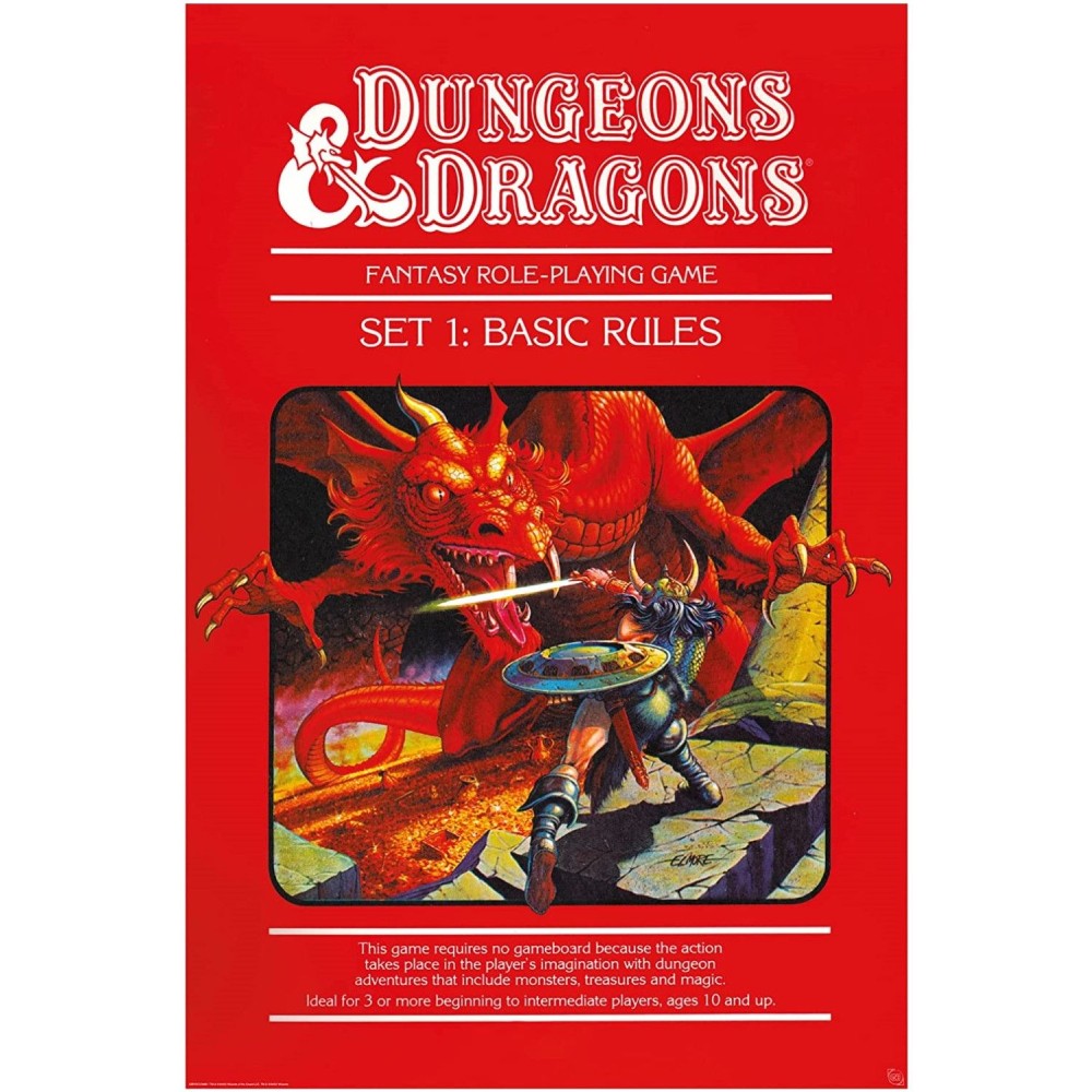 Poster Dungeons & Dragons - Basic Rules (91.5x61)
