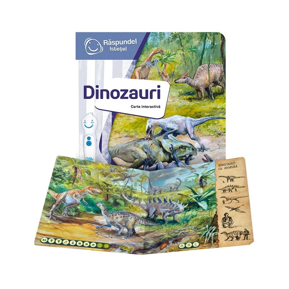 Pachet Raspundel Istetel Creion si Carte Dinozauri