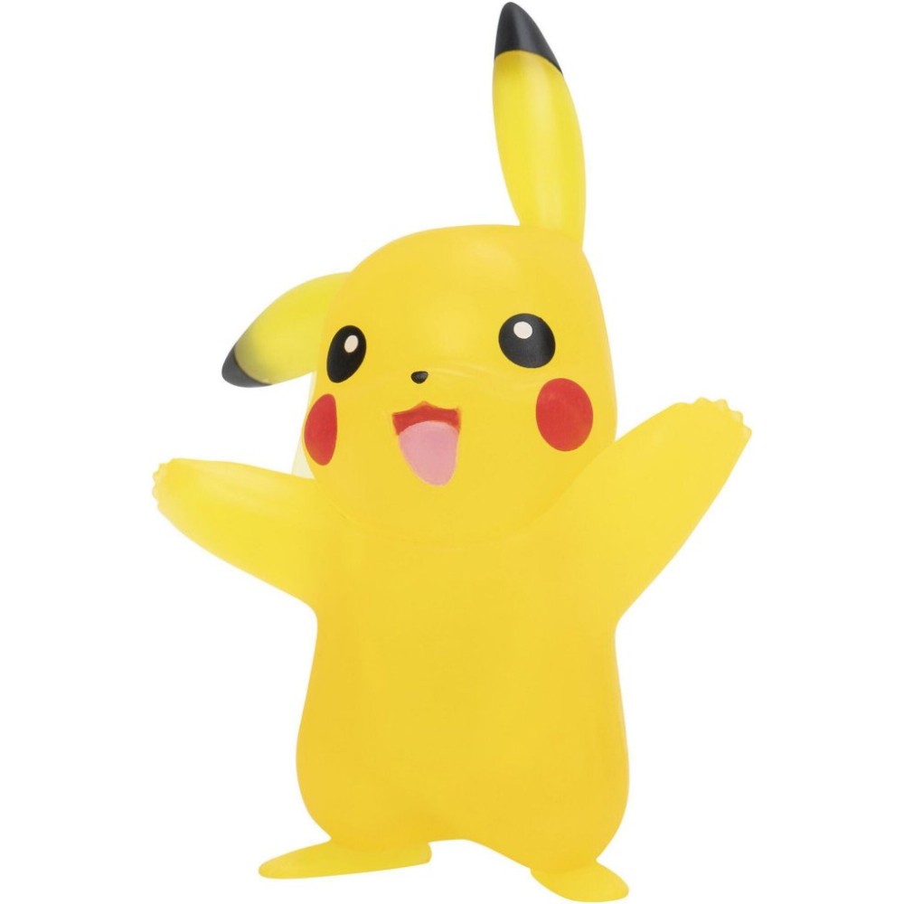 Figurina Articulata Pokemon - Pikachu Translucent 7.5 cm