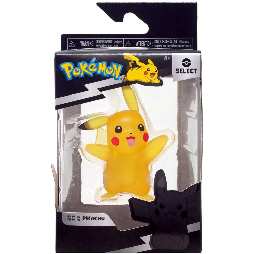 Figurina Articulata Pokemon - Pikachu Translucent 7.5 cm