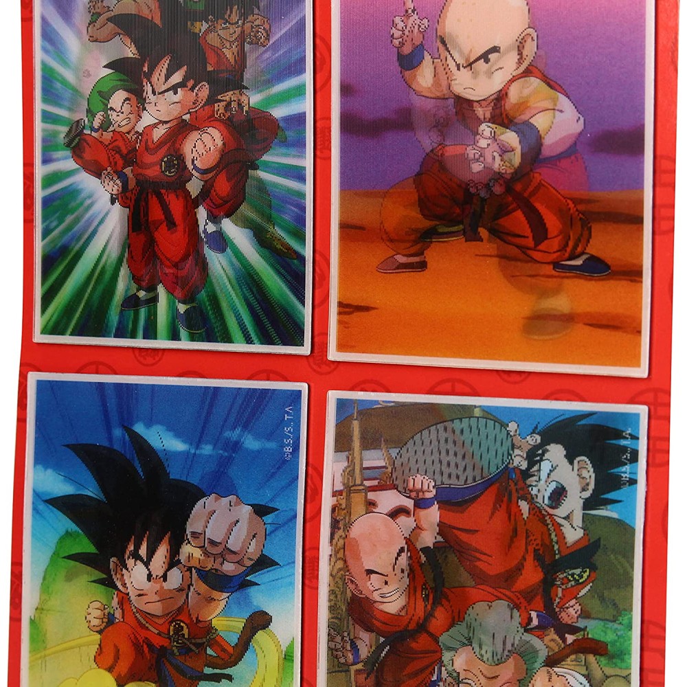 Set 4 Magneti Lenticulari Dragon Ball