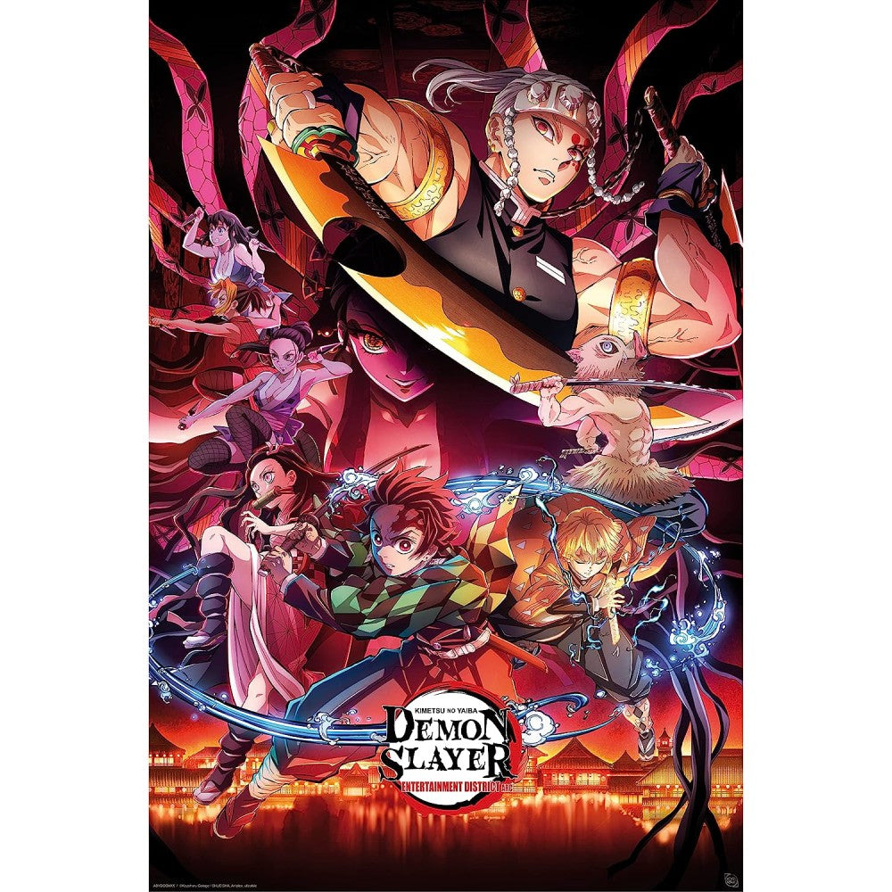 Poster Demon Slayer - Entertainment District (91.5x61)