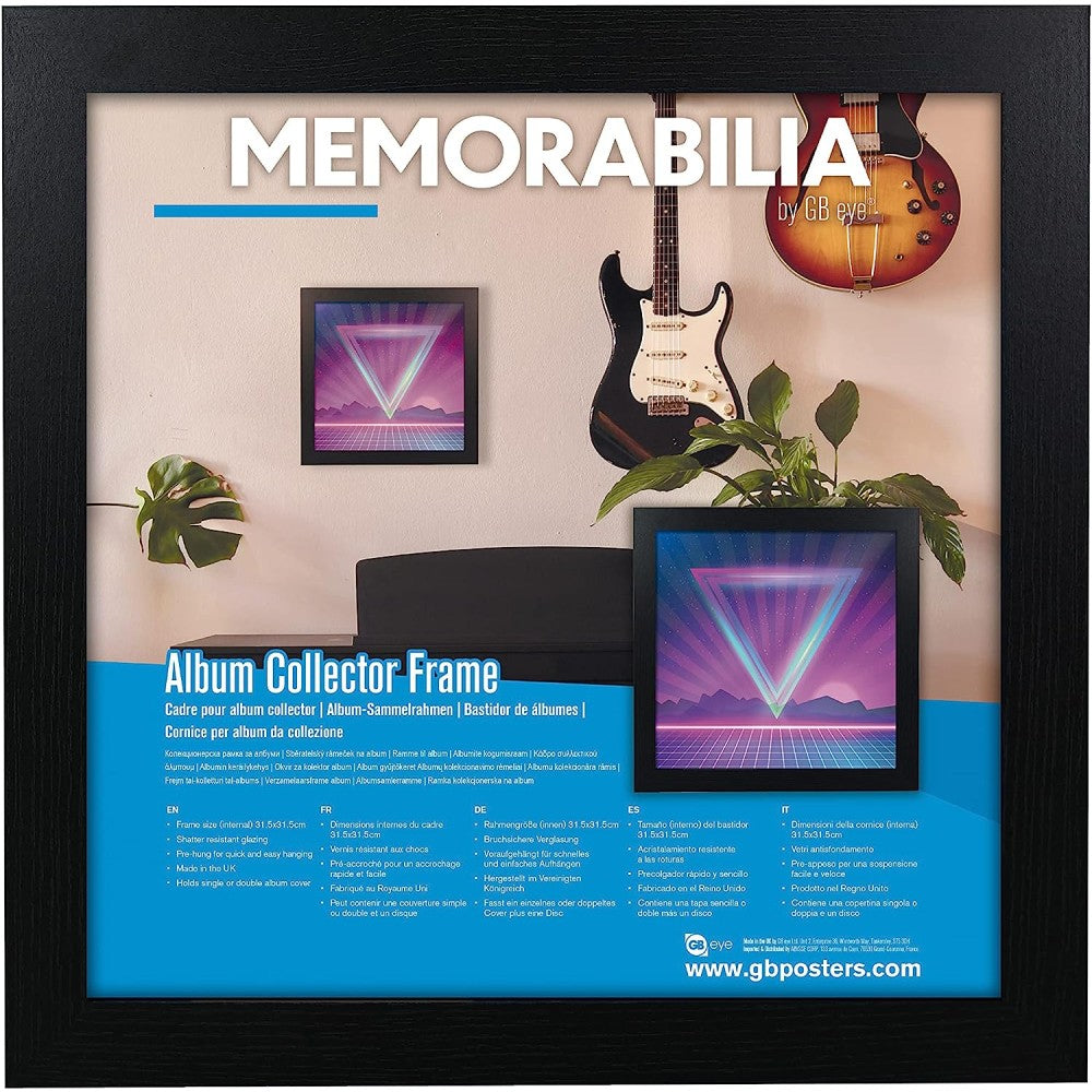 Rama GBEYE - Album & Vinyl Frame - Black (31.5 x 31.5cm)